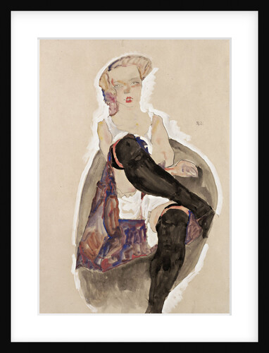 Girl with Crossed Legs, 1911 by Anonymous