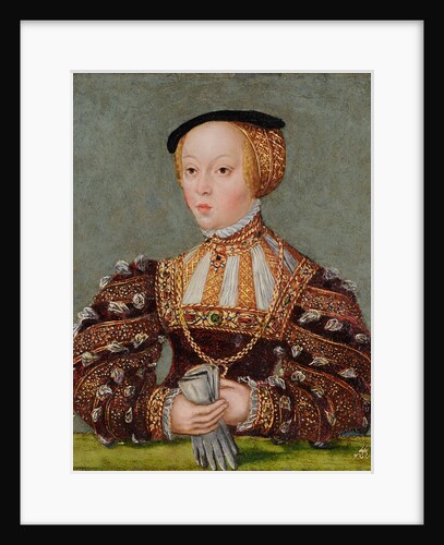 Portrait of Elizabeth of Austria, Queen of Poland, c. 1565 by Anonymous