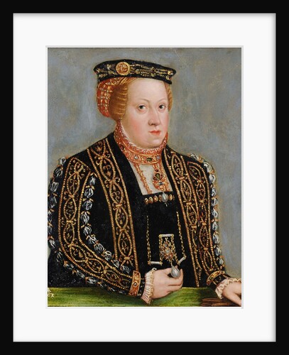 Portrait of Catherine of Austria, Queen of Poland, c. 1565 by Anonymous