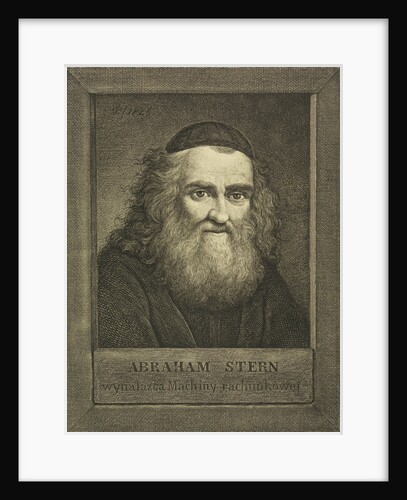 Portrait of the inventor Abraham Stern (1760s-1842), 1825 by Anonymous