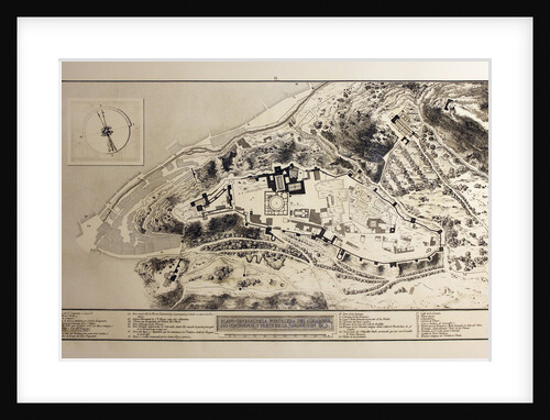 General plan of the Fortress of the Alhambra, 1770 by Anonymous