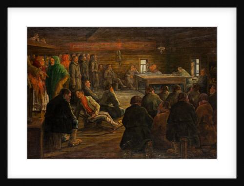 The Kolkhoz Meeting, Early 1930s by Anonymous