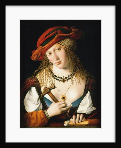 Portrait of a Venetian Jewish lady with the attributes of Jael, c. 1500 by Anonymous