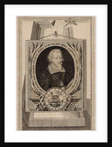 Portrait of the composer Heinrich Schütz, 1672 by Anonymous