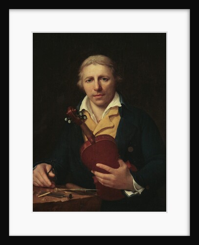 Portrait of the violin maker Nicolas Lupot, 1805 by Anonymous