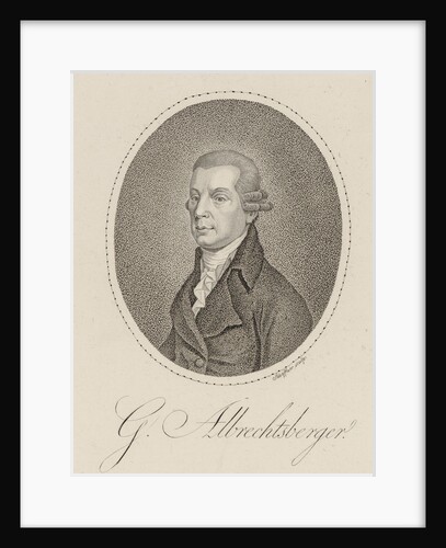 Portrait of the composer Johann Georg Albrechtsberger, c. 1800 by Anonymous