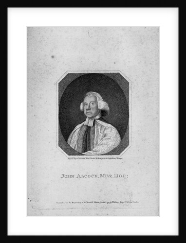 Portrait of the composer John Alcock by Anonymous