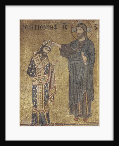 Christ crowning king Roger II of Sicily, 12th century by Anonymous