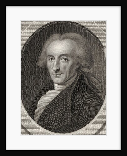 Portrait of the composer Johann André by Anonymous