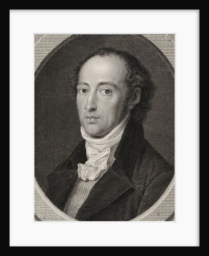 Portrait of the composer Johann Anton André, 1800 by Anonymous
