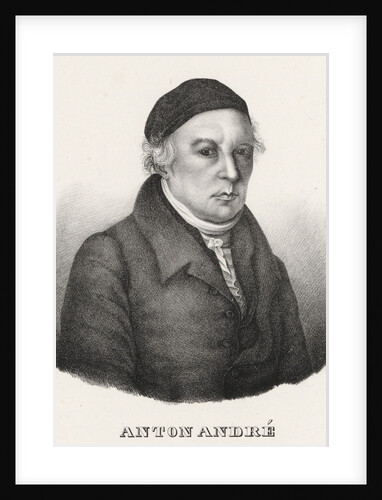 Portrait of the composer Johann Anton André, 1840 by Anonymous