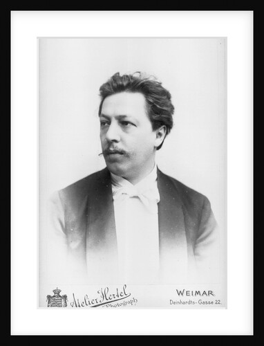 Portrait of the composer Conrad Ansorge by Anonymous