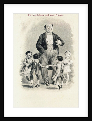 The Mandelbaum and his fruits Anti-Semitic Postcard, after 1900 by Anonymous