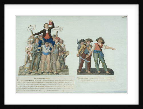 The triumph of Marat, April 24, 1793, c. 1793 by Anonymous
