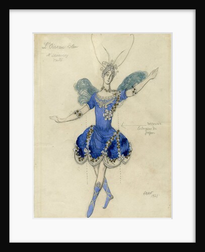 Costume design for the ballet Sleeping Beauty by P. Tchaikovsky, 1921 by Anonymous