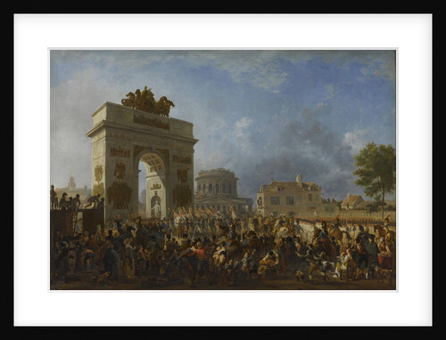 Entry of the Imperial Guard into Paris at the Barrière de Pantin, 25 November 1807, ca 1808 by Anonymous