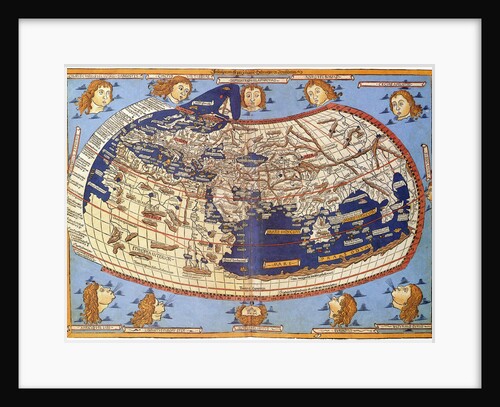 Ptolemy World map, 1467 by Anonymous