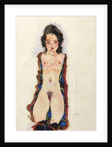 Nude with Red Garters, 1911 by Anonymous