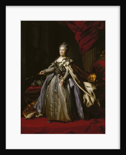 Portrait of Empress Catherine II (After Alexander Roslin), 1780s by Anonymous