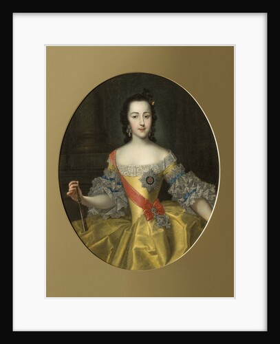 Portrait of the Grand Duchess Ekaterina Alekseyevna, c. 1745 by Anonymous