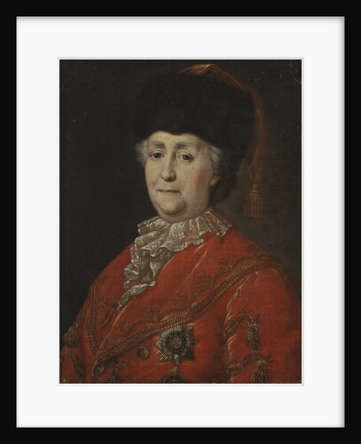 Portrait of Empress Catherine II in Travel Dress, 1787 by Anonymous
