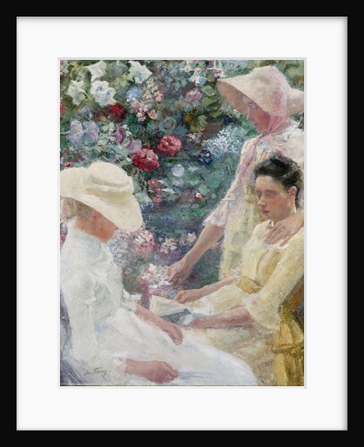 Trio fleuri, 1885 by Anonymous