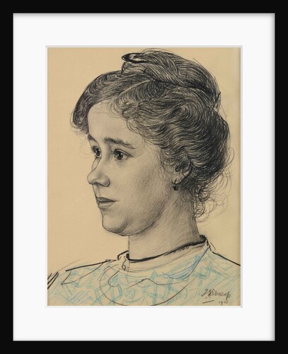 Portrait of Agatha Donkers-De Vries, 1913 by Anonymous