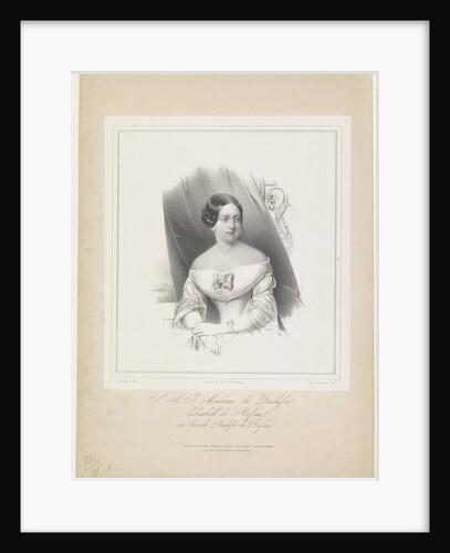 Grand Duchess Elizabeth Mikhailovna of Russia, Duchess of Nassau, ca 1844-1850 by Anonymous