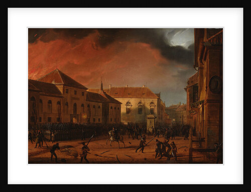 Fire of the Warsaw Arsenal, 1831 by Anonymous