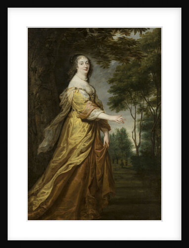 Portrait of Marie Louise Gonzaga, Queen of Poland, 1645 by Anonymous