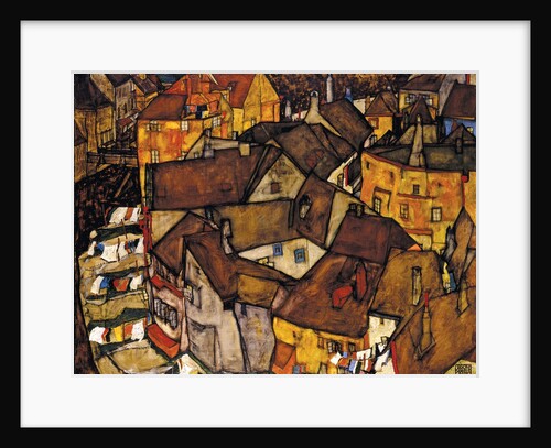 Crescent of Houses, Krumau (The Small City V), 1915 by Anonymous