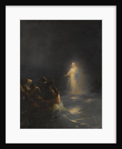Jesus Walks on Water, 1863 by Anonymous