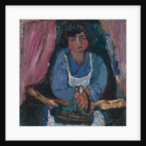 La servante en bleu, ca 1934 by Anonymous