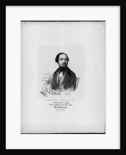 Portrait of the composer Lodovico Baccilieri by Anonymous