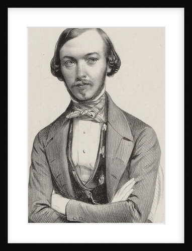 Portrait of the composer Alexandre Batta, 1830-1840s by Anonymous