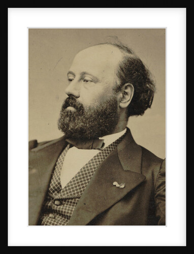 Portrait of the composer François Bazin, 1866 by Anonymous