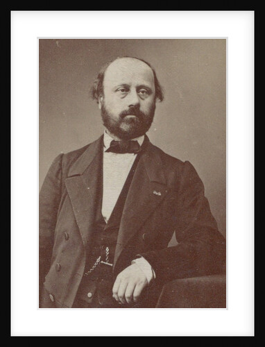 Portrait of the composer François Bazin, ca 1860 by Anonymous