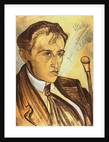 Portrait of the poet Bruno Jasienski, 1923 by Anonymous