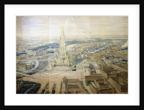 The Palace of the Soviets, 1944 by Anonymous