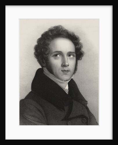 Portrait of the composer Vincenzo Bellini by Anonymous