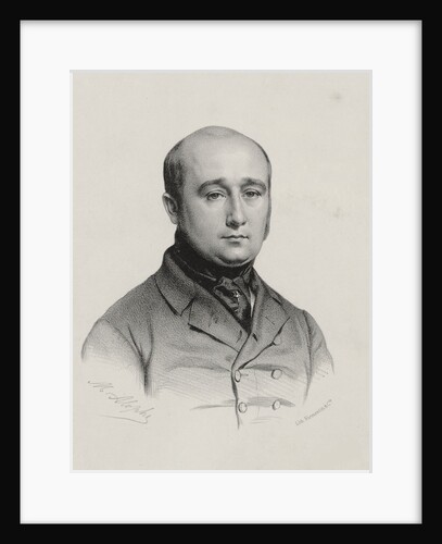 Portrait of the composer Frédéric Bérat, 1850 by Anonymous