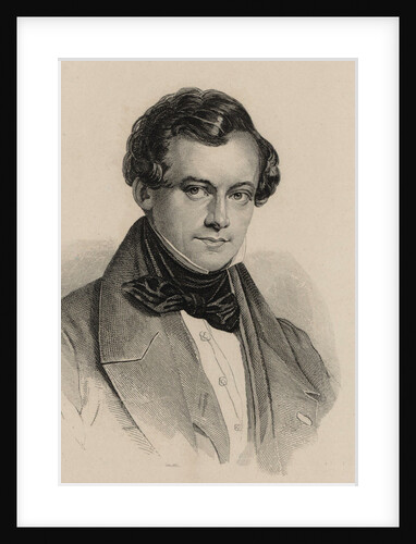 Portrait of the composer Charles-Auguste de Bériot, 1836 by Anonymous