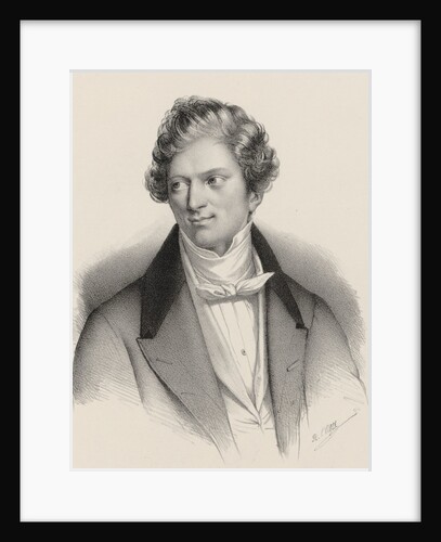 Portrait of the composer Charles-Auguste de Bériot, 1840 by Anonymous