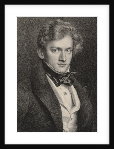Portrait of the composer Charles-Auguste de Bériot, 1830 by Anonymous