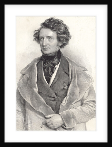 Portrait of Hector Berlioz, 1845 by Anonymous
