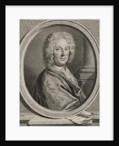 Portrait of the composer Nicolas Bernier, 1740 by Anonymous