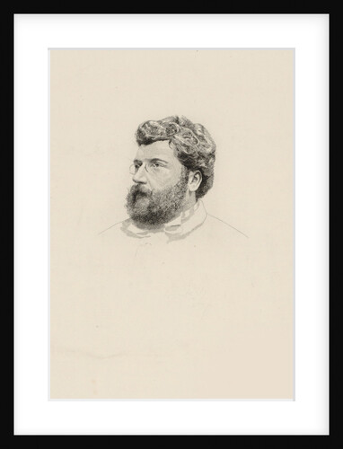 Portrait of the composer Georges Bizet, 1860s by Anonymous