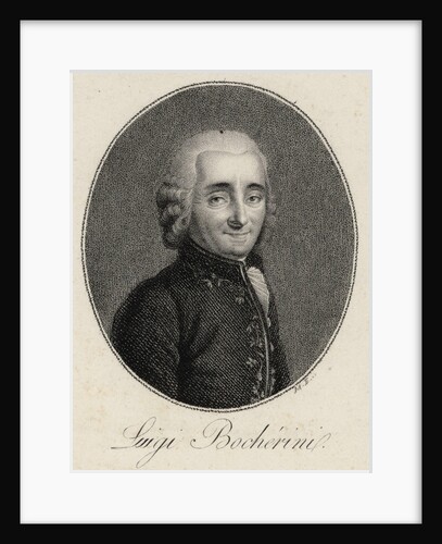 Portrait of the composer Luigi Boccherini, Early 19th cen by Anonymous