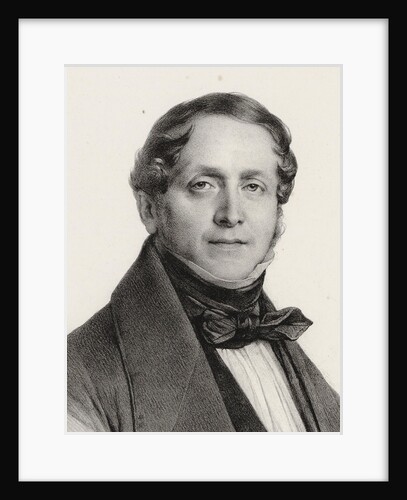 Portrait of the composer Giulio Marco Bordogni, 1838 by Anonymous