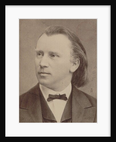 Portrait of the composer Johannes Brahms, 1876 by Anonymous